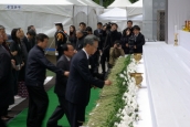 회장 총무 시청 분향소 방문 천안함 희생자 추모