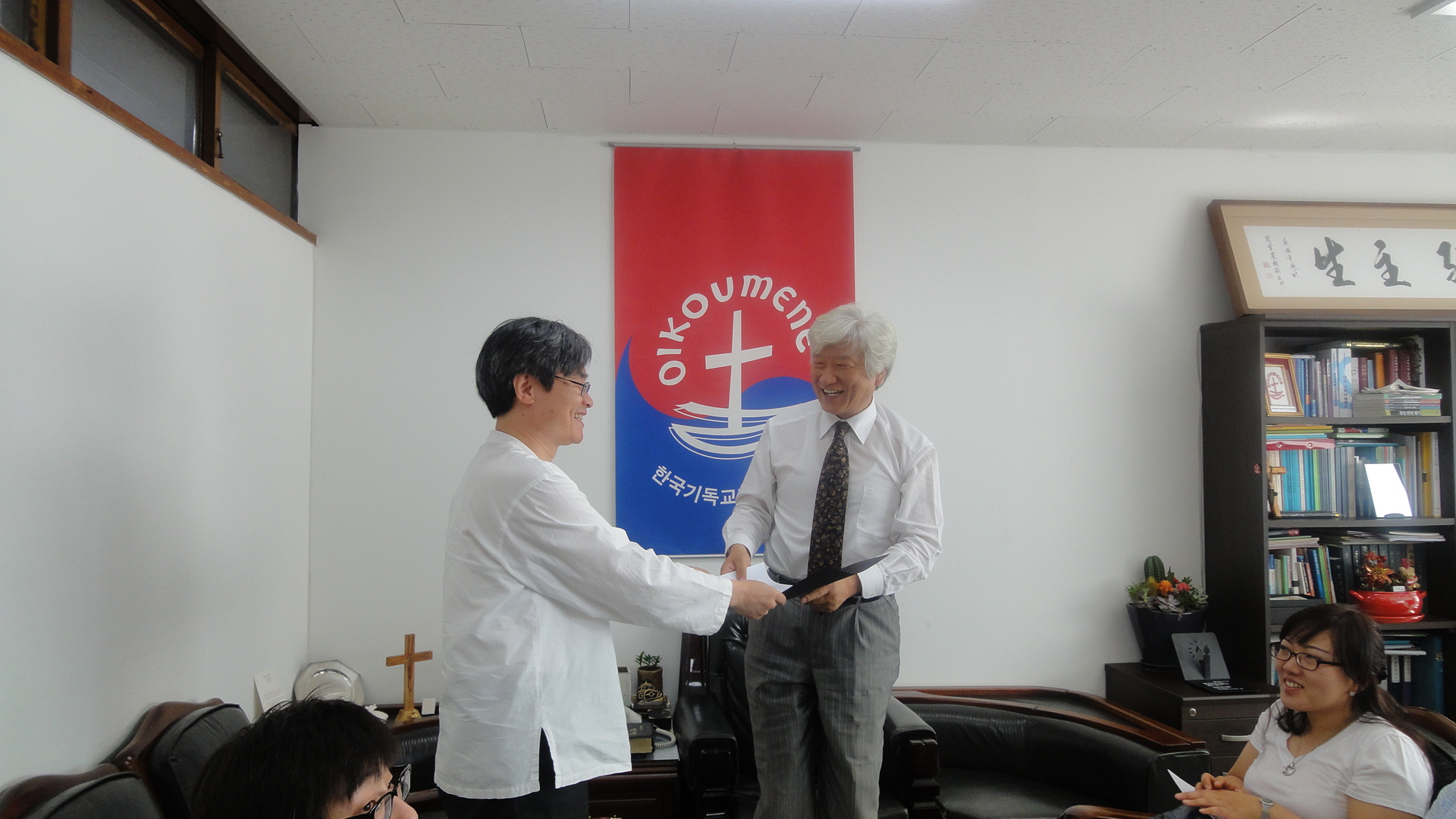 WCC 총회 준비와 관련하여 기독교사회운동진영 대표들 본회 방문